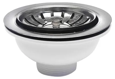Immagine prodotto di Scarico per lavello in acciaio inox 6/4"
