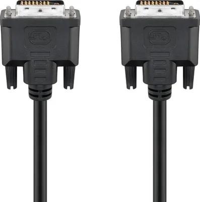 Obrázok produktu pre Goobay 93573, 1,8 m, DVI-D, DVI-D, Samec, Samec, Čierna