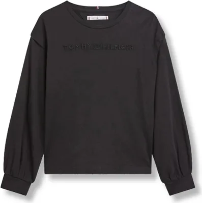 Zdjęcie produktu dla Bluza dziewczęca Tommy Hilfiger koszulka czarna 74