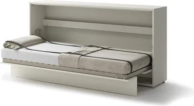 Produktbild von Schrankbett 90 x 200 Horizontal BC-06 Kaschmir LENART BED CONCEPT Wandklappbett