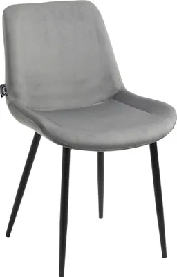 Produktbild von Esszimmerstuhl HLO-CP96 Samt grau