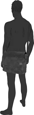 Obrázek produktu pro Camel Acitve Laos Messenger Laptop Bag taška přes rameno 251 801, barva:černá