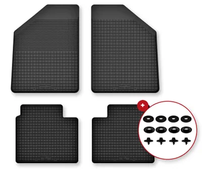 Imagen del producto de Alfombrillas de goma para MG HS desde 2018 (SUV) – juego de 4 piezas, , a medida – Wielganizator Semi-Universal