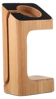 Obrázok produktu pre BUGUUYO Nabíjacia stanica z bambusu pre smart hodinky, držiak z prírodného dreva pre smart hodinky