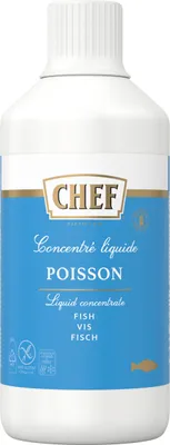 Zdjęcie produktu dla Koncentrat rybny CHEF o delikatnym smaku cebuli i czosnku 1000ml