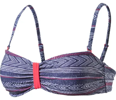 Productafbeelding van FIREFLY dames bikini top Wally, met all-over print, denim, maat 34C, artikelnummer 4035657