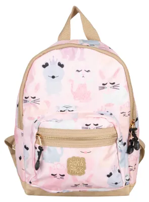 Produktbild von Pick & Pack niedlicher Tier Rucksack S rosa für Kinder