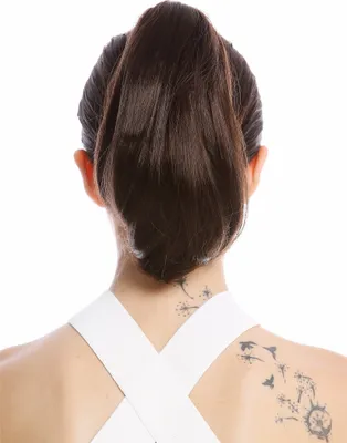 Produktbild von WIG ME UP Zopf Pferdeschwanz kurz glatt Braun 622-V-6