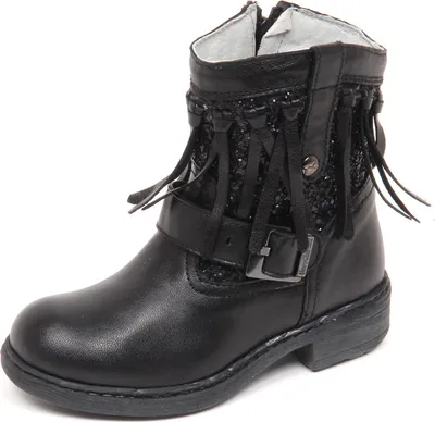 Immagine prodotto di E1924 stivale bimba NERO GIARDINI scarpe glitter boot shoe kid girl