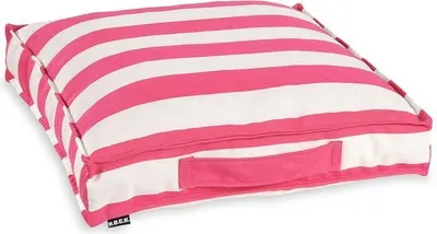 Produktbild von H.O.C.K. Classic Streifen Outdoor Matratzenkissen 50x50x10cm pink