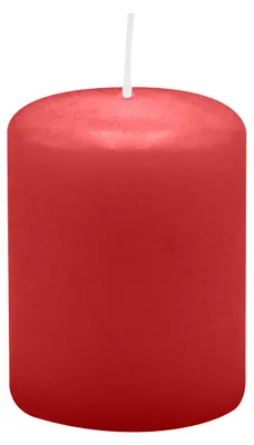 Produktbild von Stumpenkerzen 80 x Ø 60 mm, Rot, 16 Stück