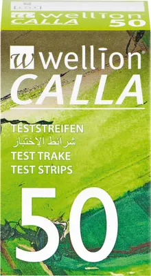 Immagine prodotto di Wellion Calla strisce reattive per la glicemia, 50 strisce reattive
