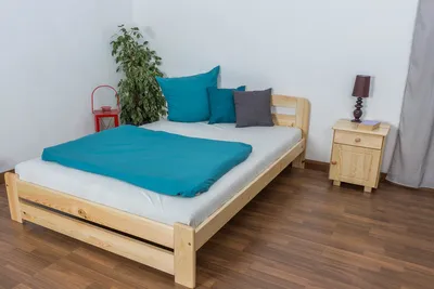 Produktbild von Bett Kiefer massiv 160 x 200 cm Natur