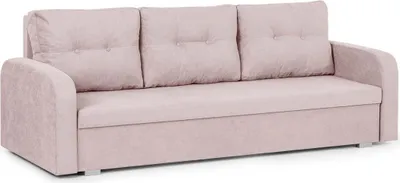 Produktbild von BERLIN 3-Sitzer-Sofa mit Schlaffunktion - Rosa