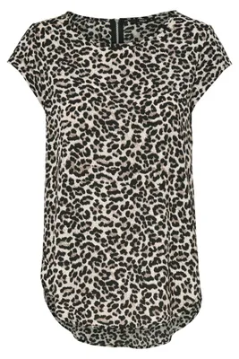Productafbeelding van ALLEEN 15161116, Top (kleding), Volwassene, Vrouwelijk, Beige, Beige / Pimpsteen, Ronde halslijn