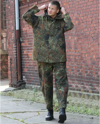 Produktbild von BW Nässeschutzjacke flecktarn, 3 (52/54)