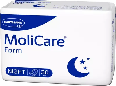 Produktbild von Hartmann MoliCare Form Night Inkontinenzvorlage | Packung (30 Stück)