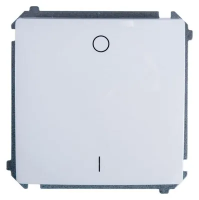 Produktbild von Kontakt-Simon BMW2.01/11, Kunststoff, Weiß, IP20, IP44, 250 V, 10 A, 75 mm
