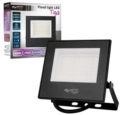 Obrázek produktu pro MasterLED LED reflektor s detektorem pohybu 50W 4000lm - Eco-Slim venkovní světlo IP65 neutrální bílá