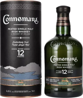 Image de Connemara 12 Years Old Peated Single Malt Irish Whiskey 40% Vol. 0,7l en boîte cadeau