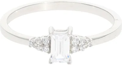 Produktbild von Ring Weißgold 333 mit Zirkonia JL39-07-0877 JuwelmaLux Größe 54