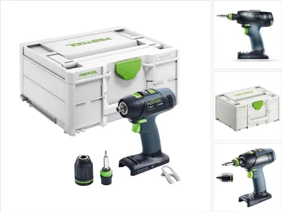 Obrázek produktu pro Festool T 18+3-Basic akumulátorový vrtací šroubovák solo včetně kufru 576448