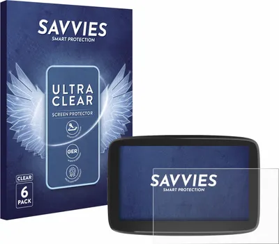 Produktbild von 6x Für TomTom GO Classic 6" Schutzfolie Savvies Displayschutz Display Schutz Folie Klar Transparent
