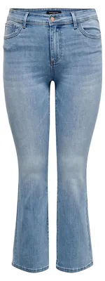 Produktbild von ONLY CARMAKOMA Curvy Schlaghosen Jeans Plus Size Skinny Denim Flared Pants Größe: 52W / 32L
