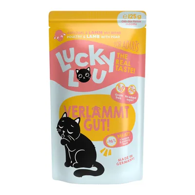Produktbild von Lucky Lou Lifestage Adult Geflügel & Lamm 16x 125 g