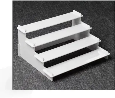 Productafbeelding van Acrylstandaard voor kantoor met 4 niveaus (wit)