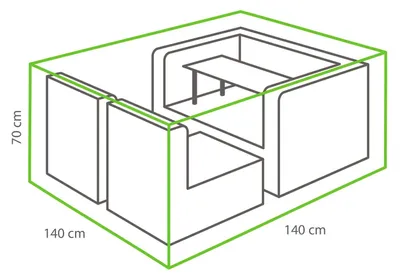 Produktbild von Lounge-Set Schutzhülle 140 x 140 x 70 cm