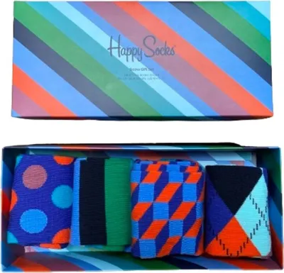 Produktbild von Happy Socks Geschenkbox CLASSIC 4 gr 36-40
