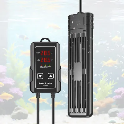 Aquariumheizer 600 W, 300 l, digital, externes LED-Display, für Süß-/Salzwasser