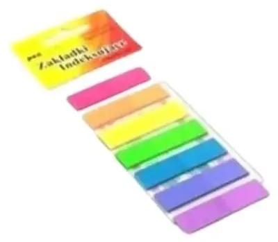 Produktbild von Registermarken 12 x 45 mm, 7 x 25 Stück, aus Kunststoff – Penword