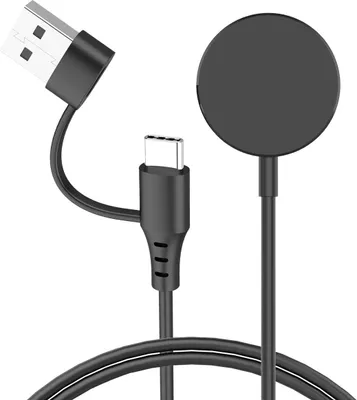 Productafbeelding van imoshion Oplaadkabel voor de Samsung Galaxy Watch USB-C en USB-A - 1 meter