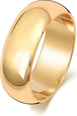 Image de Bague de Mariage/Alliance Homme/Femme 7mm Forme D Or 375/1000, 59 (18.8); TRS150779KYRSR