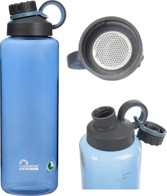 Produktbild von Majestic Sport James Clear Tritan Wasserflasche 1500 ml blau.