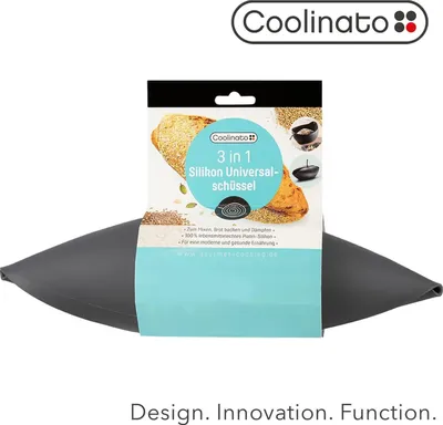 Produktbild von Coolinato Silikon 3 in 1 Universalschüssel - Set 2tlg.