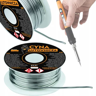 Obrázek produktu pro Pájka Rosfix Sn63Pb37, 2 mm, 200 g, 2 % tavidlo, v cívce