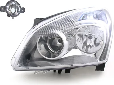 Produktbild von Scheinwerfer passend für Nissan Qashqai J10 07-10 H7 H7 Li. + Nebelsche. 26060JD900 26060JD95A 26060JD90A 26060JD90B 8200002469 2615589 Johns