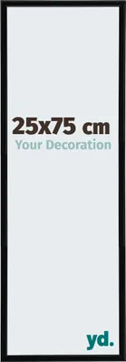A product image for a picture frame with text and a logo.