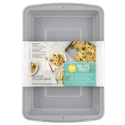 Produktbild von Wilton rechteckige Backform /Oblong mit Deckel (33 x 22,8 cm)