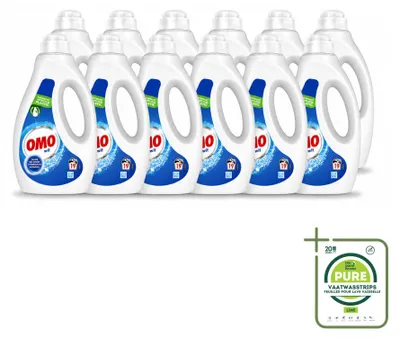 Produktbild von 12 x OMO Flüssigwaschmittel für weiße Wäsche - 950 ml - Großpackung - 12 Stücke