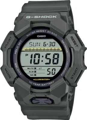 A close-up studio shot of a Casio G-Shock watch.