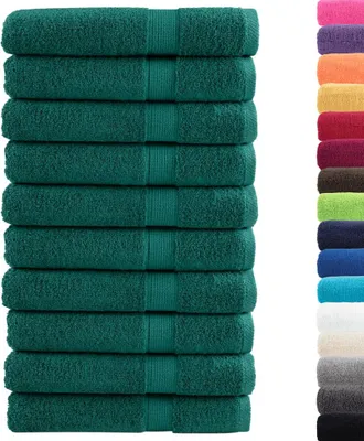 Obrázok produktu pre vidaXL Prémiové saunové uteráky SOLUND 10 ks Zelené 80x200 cm 600 g/m²