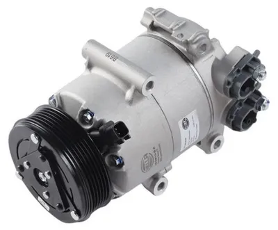 Produktbild von Klimakompressor 12 V Ø 108 mm HELLA Thermo-Expertise für u.a. FORD FIESTA