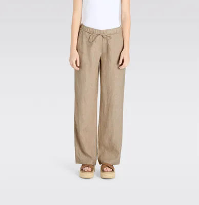 Produktbild von - MAC JEANS - CHIARA BELT, Pure linen - Wide Fit - 3447-00-0294L-236M - braun Größe 38/32