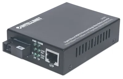 Produktbild von INTELLINET Medienkonverter Gigabit Singlemode 20km RX 1550