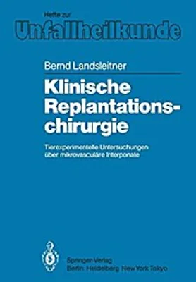 Obrázek produktu pro Klinische Replantationschirurgie