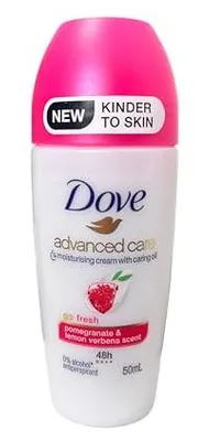 Produktbild von Dove Go Fresh Granatapfel Anti-Transpirant Deo Roll-On 50 ml - 6er Pack
